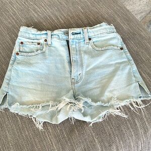 A+F high rise mom shorts